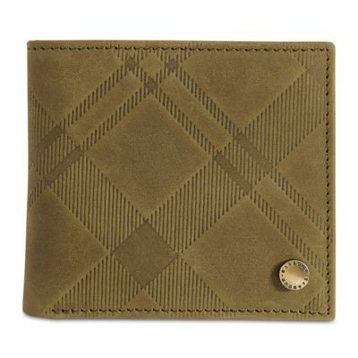 Barbour Beith Tartan Nubuck Leather Wallet