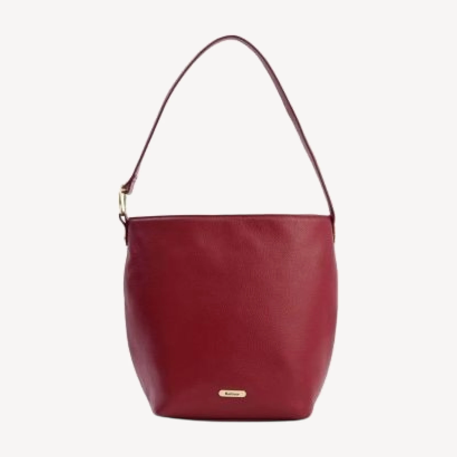 Barbour Cedar Large Leather Bucket Bag