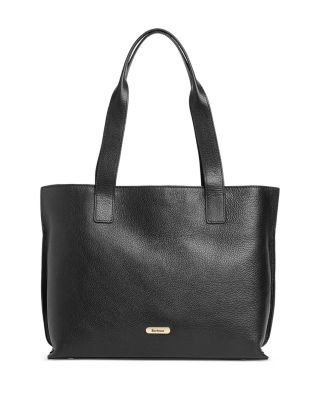 Barbour Alder Large Leather Tote Bag