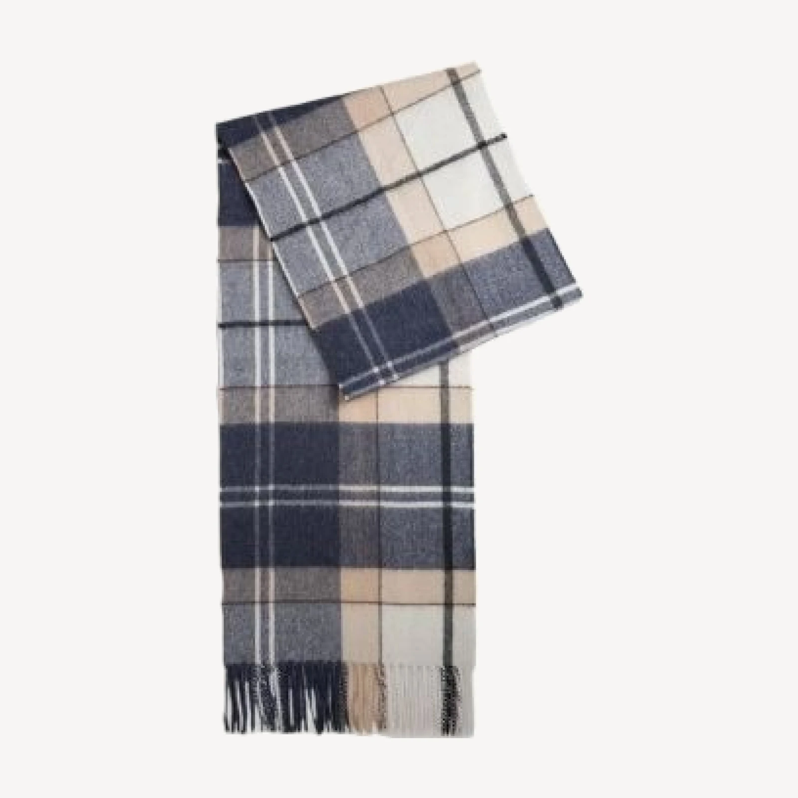 Barbour Tartan Wool Scarf