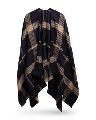 Barbour Isabelle Fringed Tartan Serape