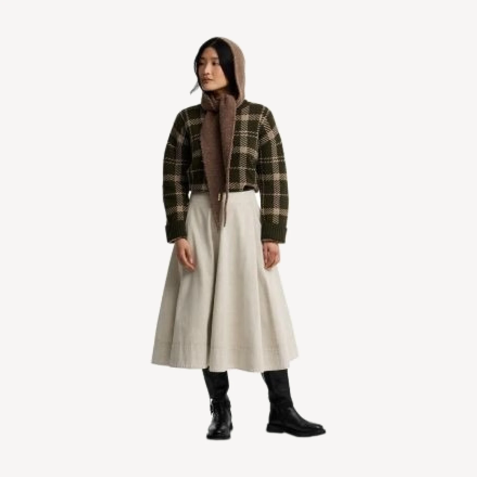 Barbour Penny Knit Hood Scarf