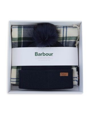 Barbour Dover Halles Scarf & Beanie Gift Set