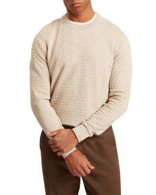 Ted Baker Sainsy T Stitch Cotton Wool Sweater