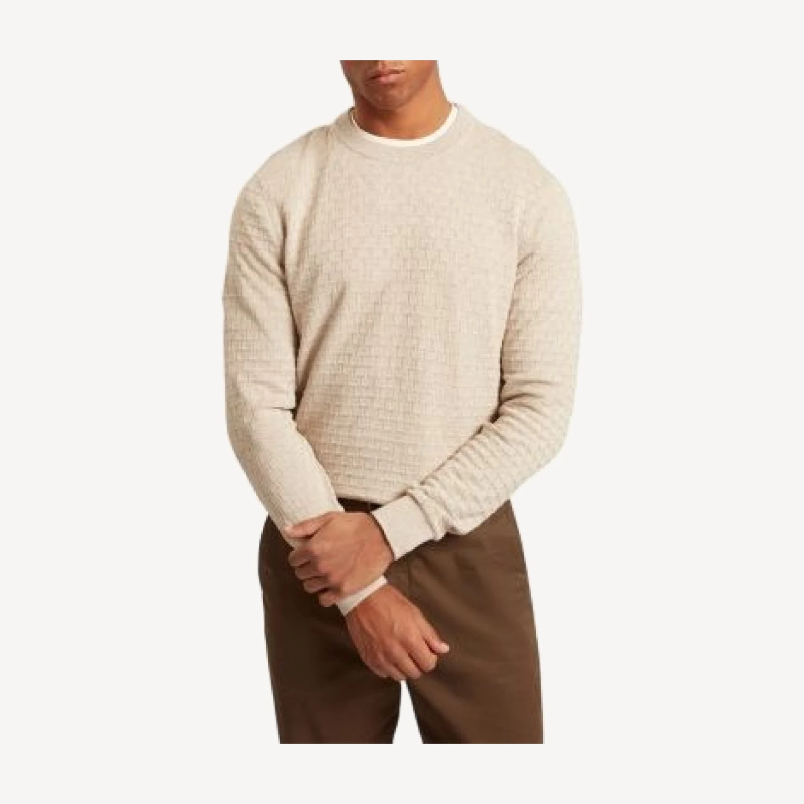 Ted Baker Sainsy T Stitch Cotton Wool Sweater