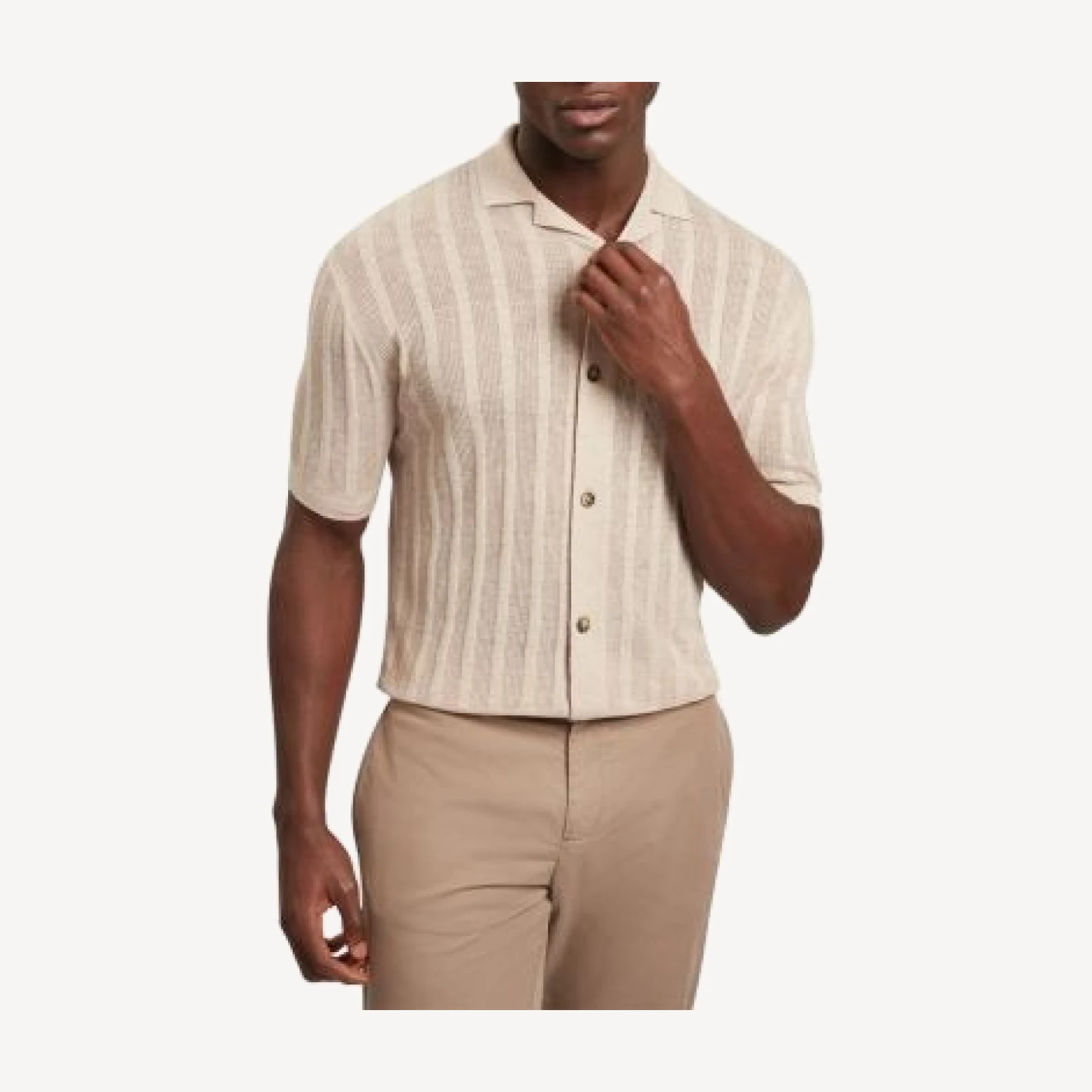 Ted Baker Edio Stitched Stripes Button Shirt