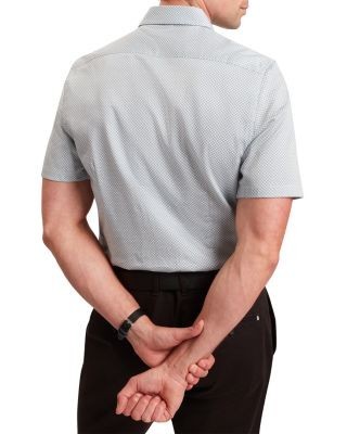 Ted Baker Romann Slim Fit Short Sleeve Button Front Shirt