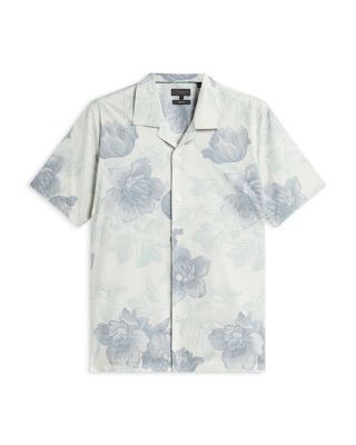 Ted Baker Cesiro Short Sleeve Botanical Floral Print Shirt