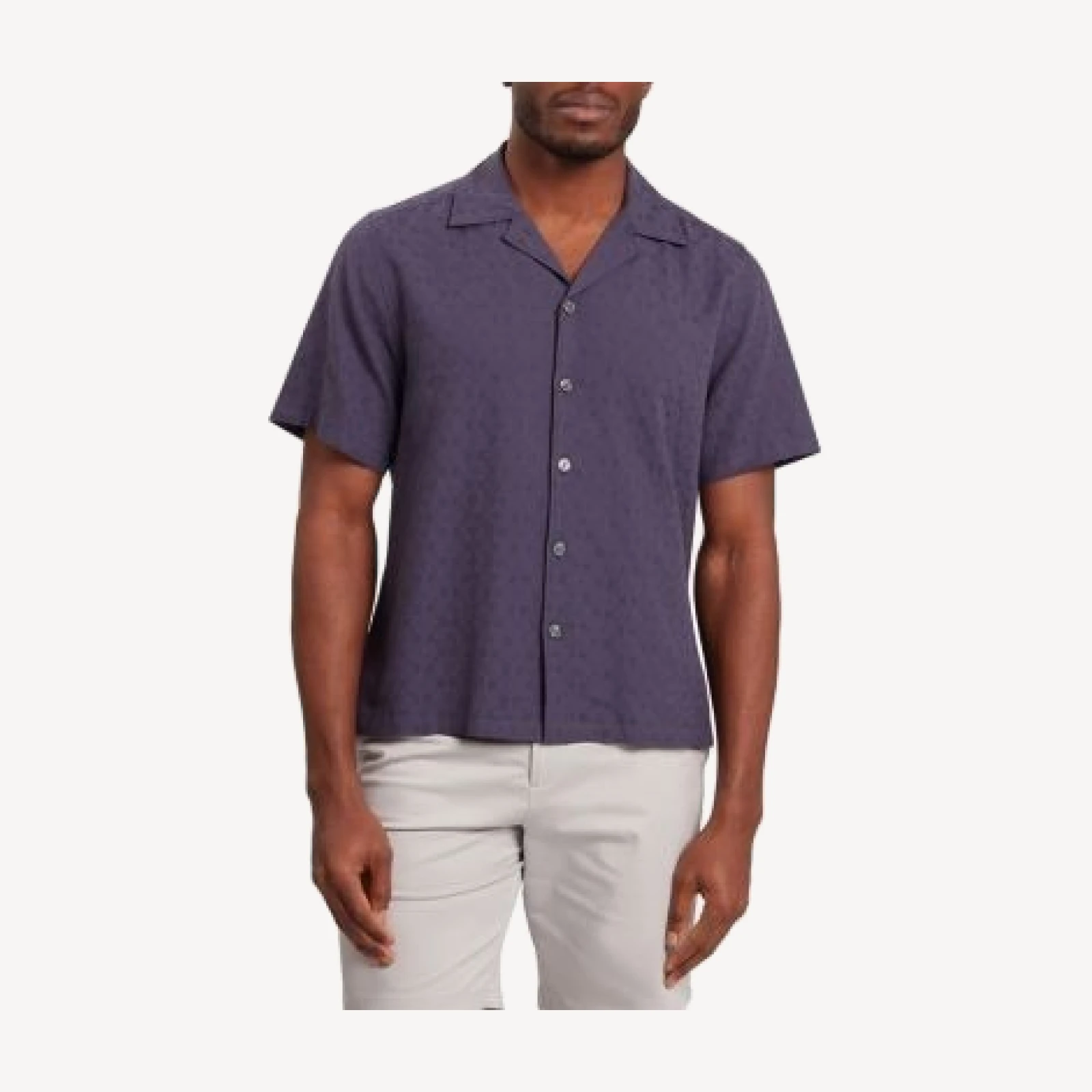 Ted Baker Fleurre Jacquard Relaxed Fit Camp Shirt
