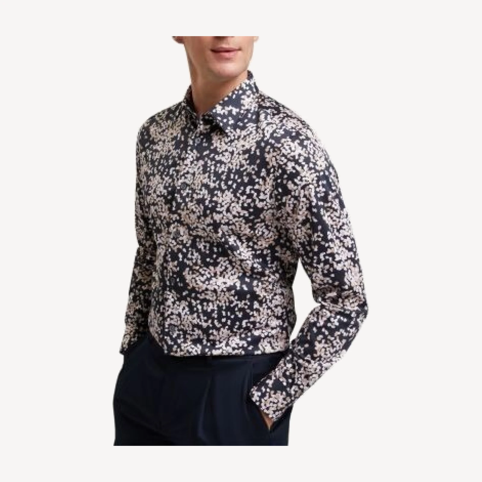 Ted Baker Jaciel Long Sleeve Botanical Shirt