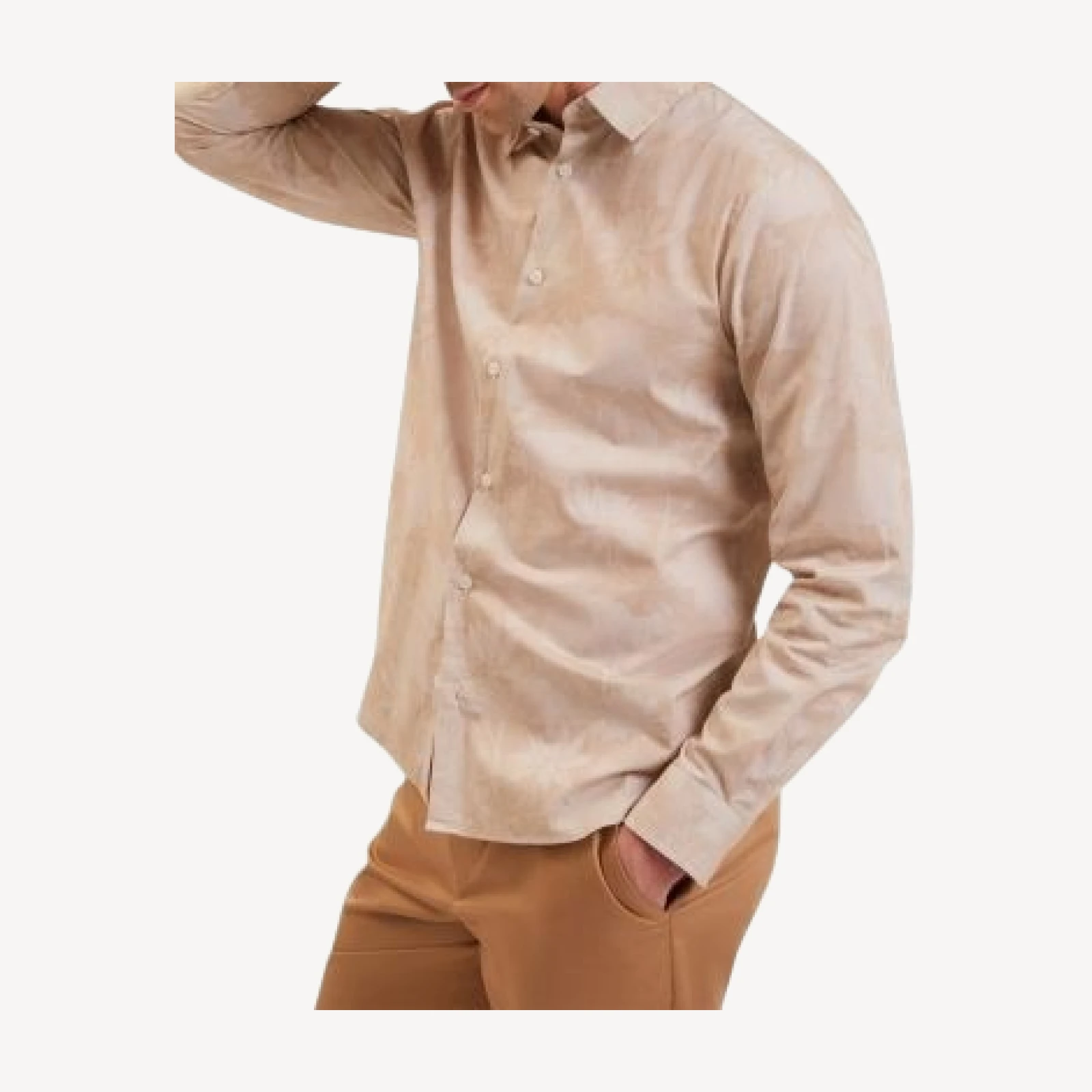 Ted Baker Ocania Long Sleeve Tonal Floral Print Shirt