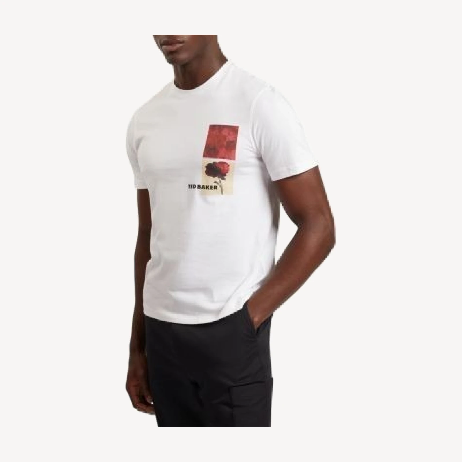 Ted Baker Floraen Short Sleeve Chest Graphic Tee
