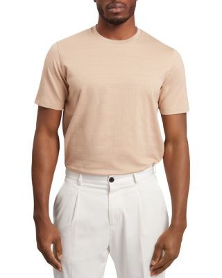 Ted Baker Xadiel Mixed Textured Stripes T-Shirt