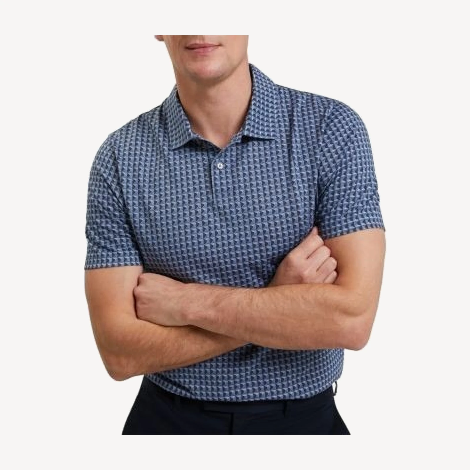 Ted Baker Zumurud Short Sleeve Painted Geo Polo