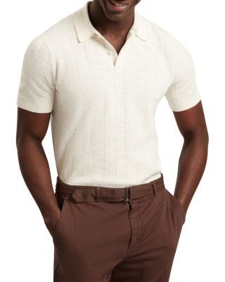 Ted Baker Edgard Mixed Stitch Polo Shirt