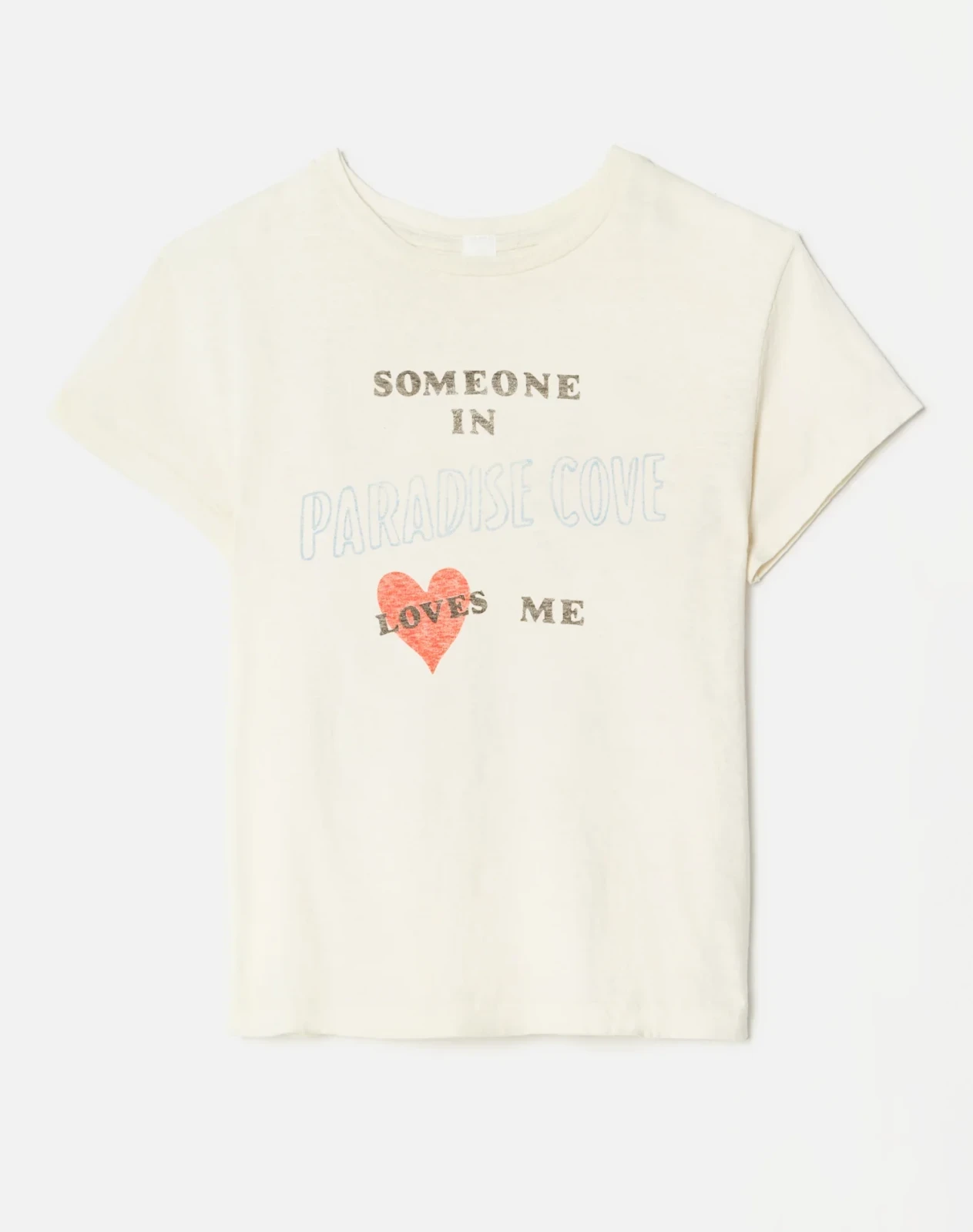 Classic "Someone Loves Me" Tee - Vintage White