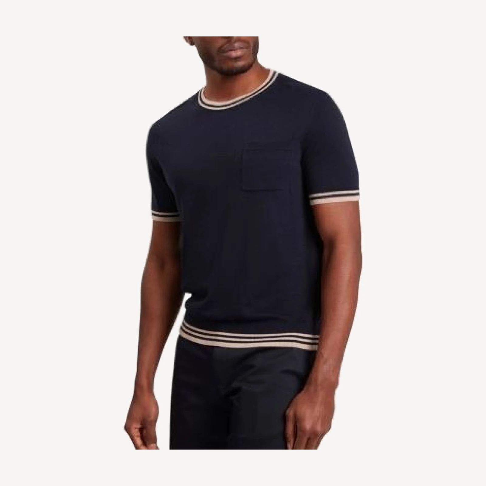 Ted Baker Melop Short Sleeve Linen Blend Tee
