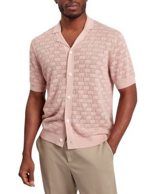 Ted Baker Rowwann Textured Camp Shirt