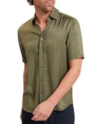 Ted Baker Regular Fit Geo Tile Shirt