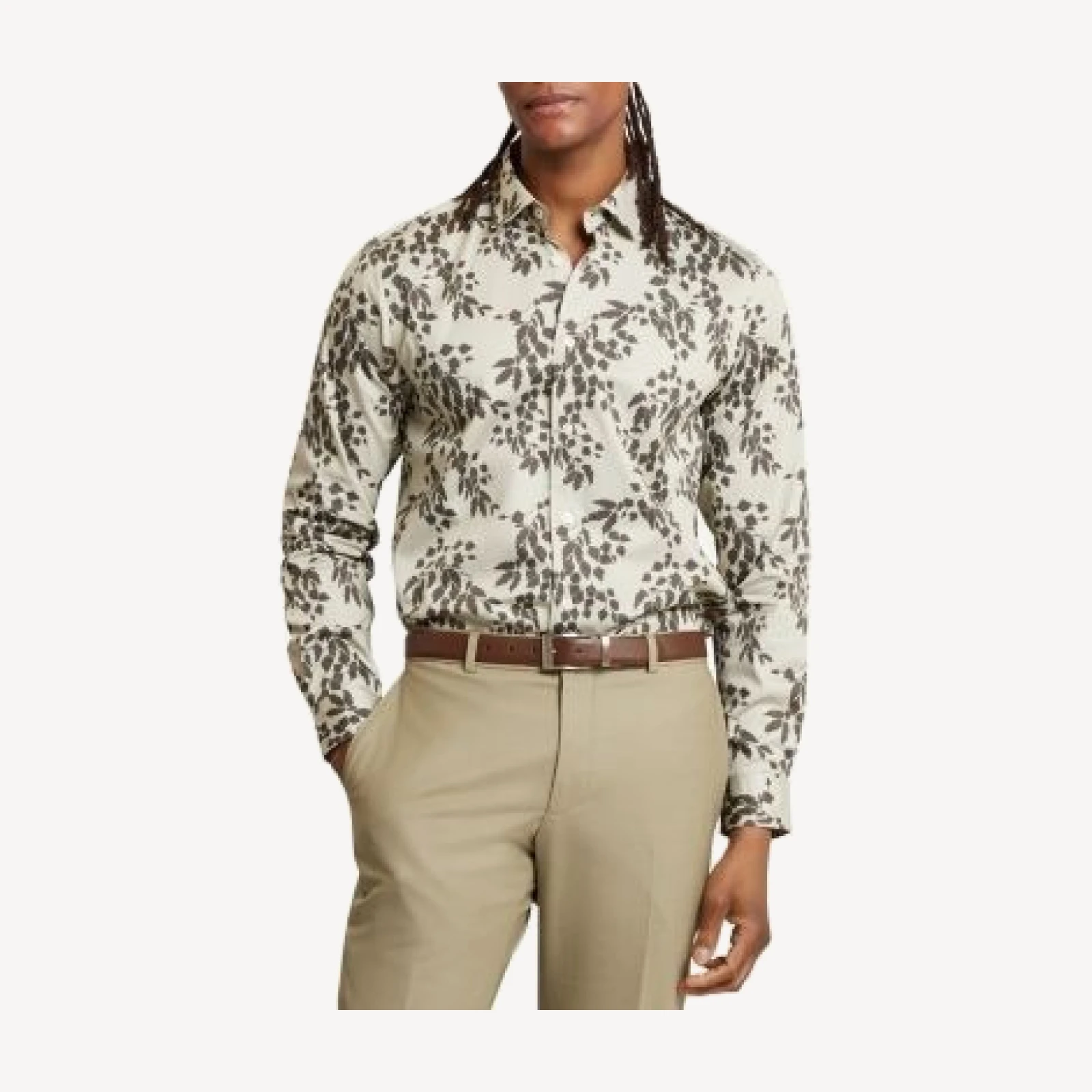 Ted Baker Dornan Regular Fit Shadow Leaf Print Shirt