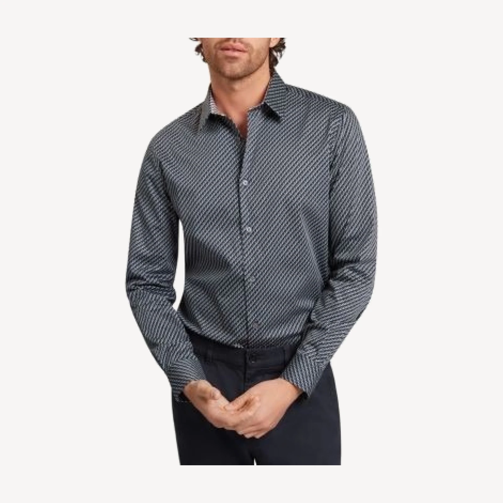 Ted Baker Grelish Slim Fit Micro Pattern Shirt