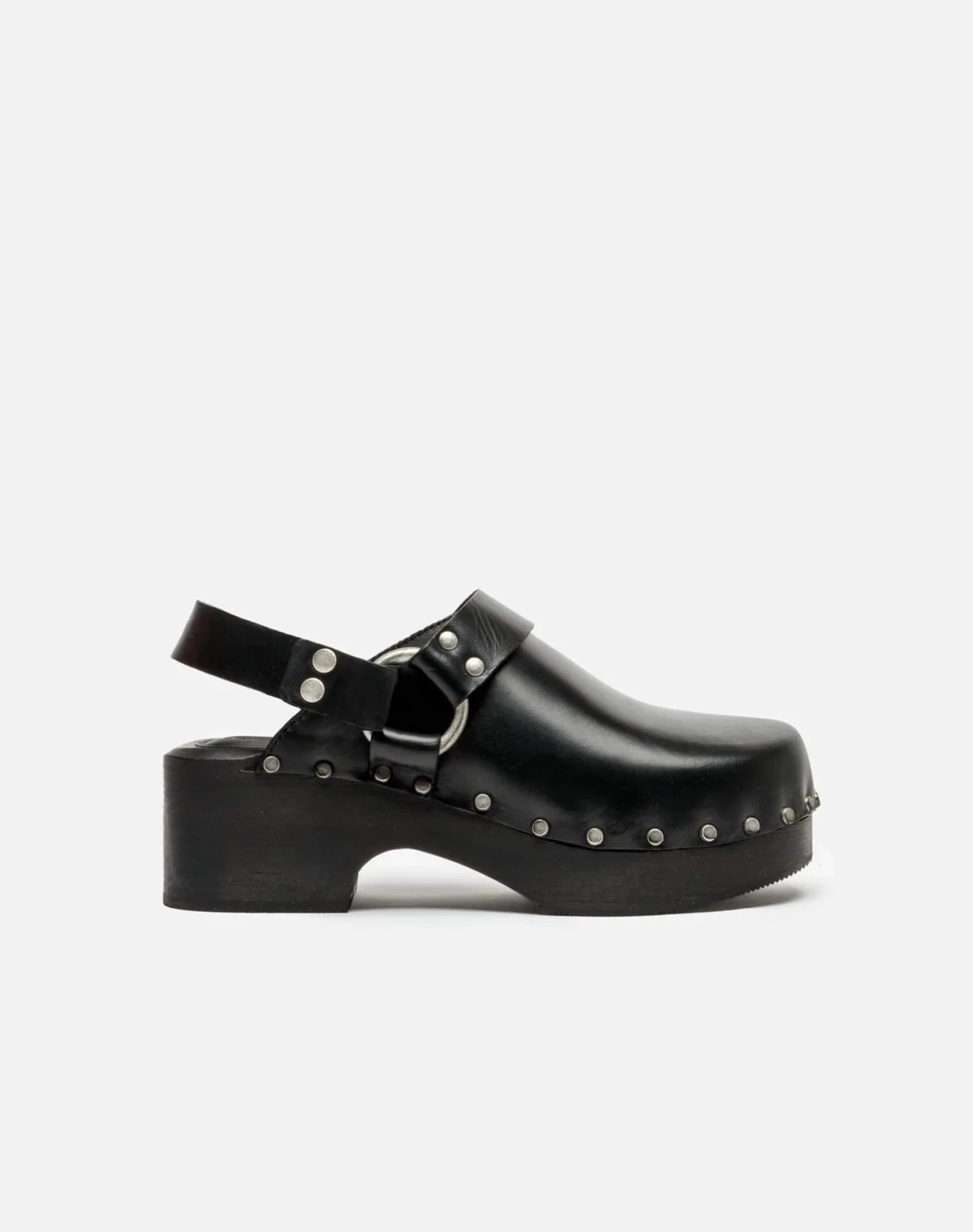 70s Studded Slingback Clog