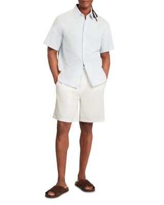 Ted Baker Josef Relaxed Fit Floral Embroidery Shirt