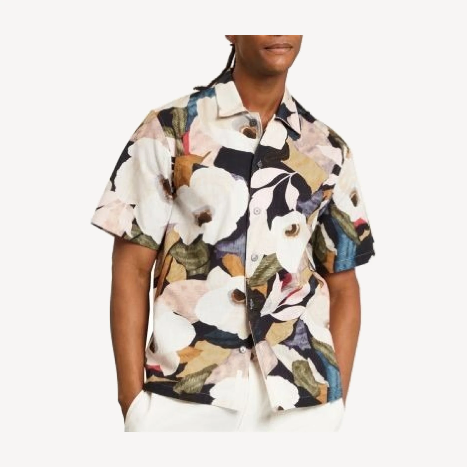 Ted Baker Langdon Bold Abstract Floral Shirt