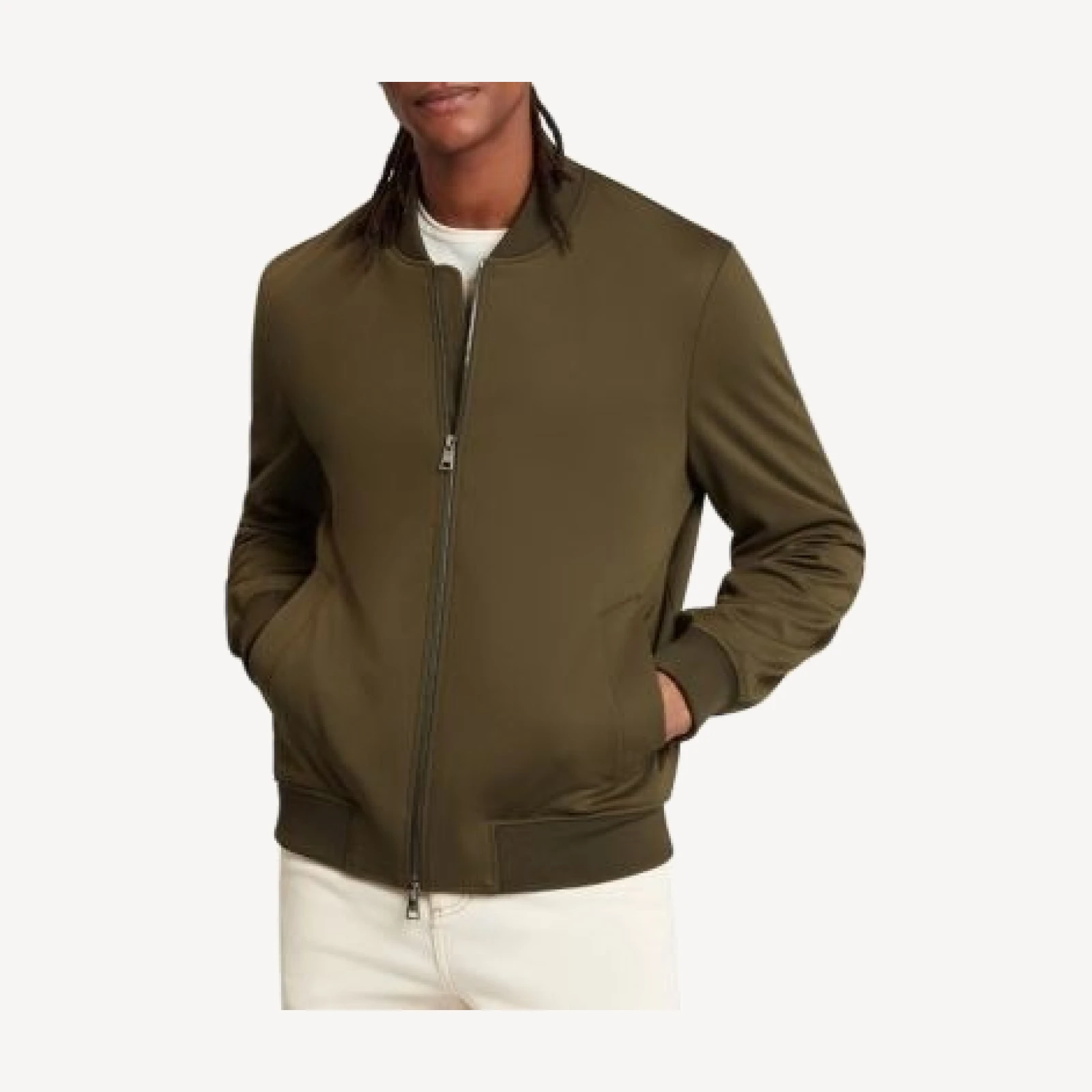 Ted Baker Reznor Jersey Bomber Jacket
