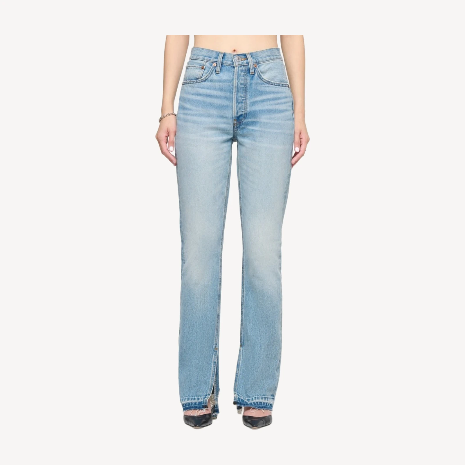 High Rise Skinny Boot - Opal Indigo