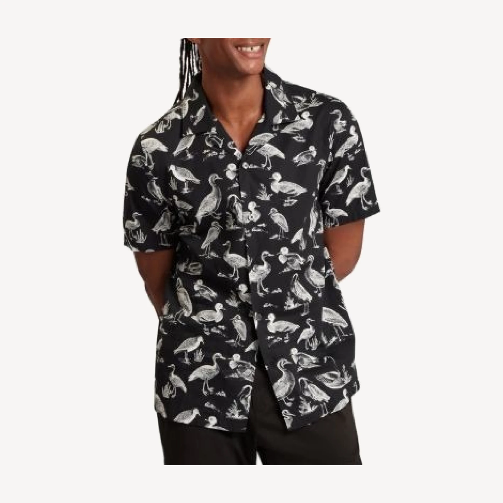 Ted Baker Yamal Regular Fit Duck Pattern Shirt