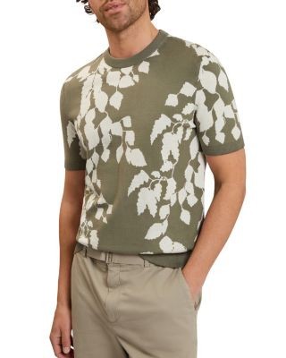 Ted Baker Alddat Leaf Print Crewneck T-Shirt