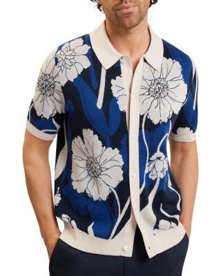 Ted Baker Aldery Floral Jacquard Shirt