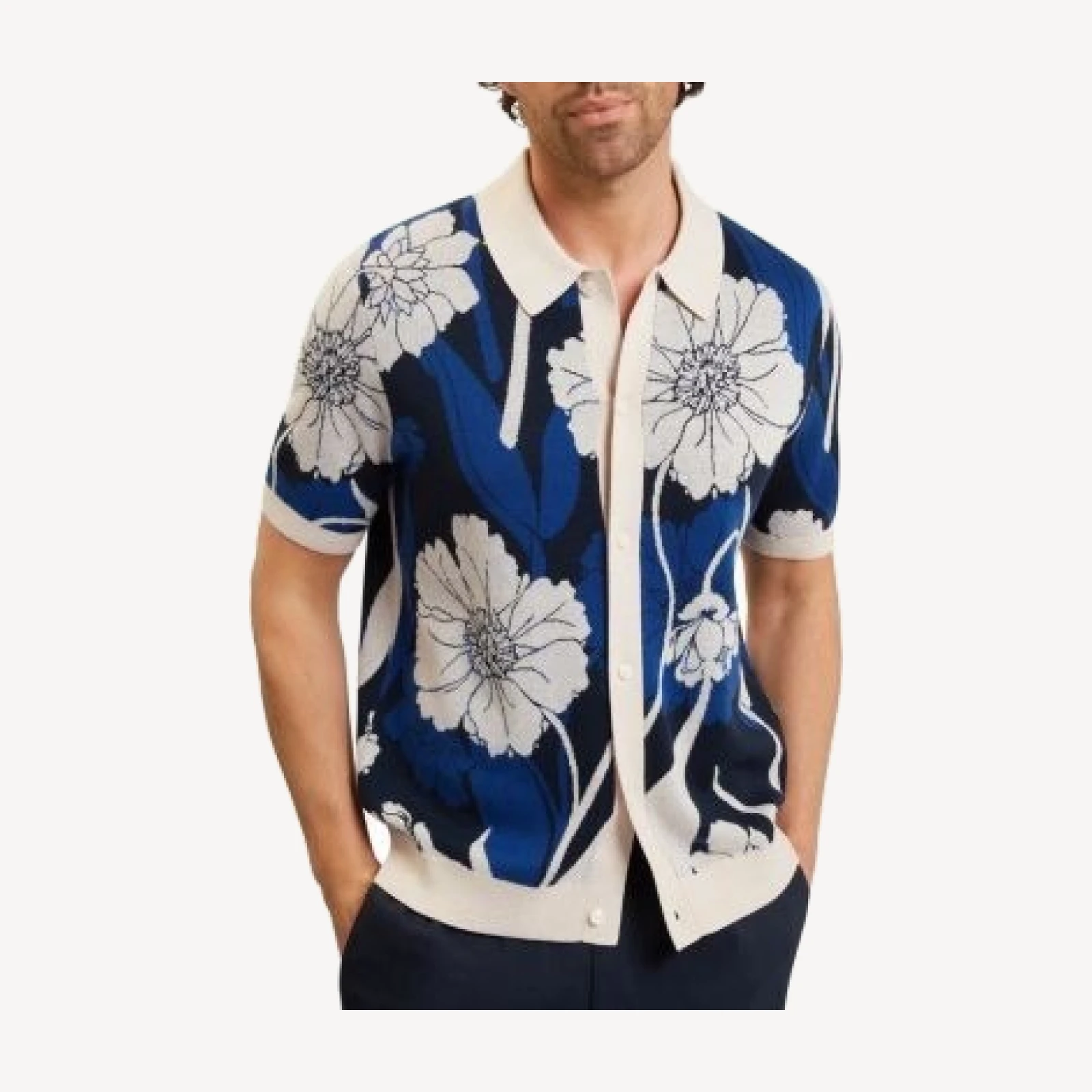 Ted Baker Aldery Floral Jacquard Shirt
