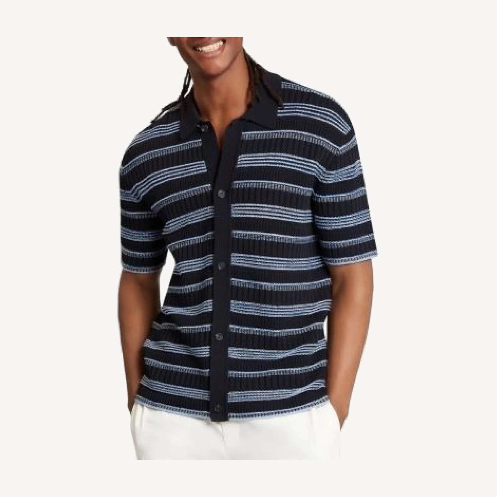 Ted Baker Florem Relaxed Fit Stripe Stitch Shirt