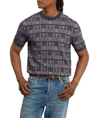 Ted Baker Britton Short Sleeve Jacquard Tee