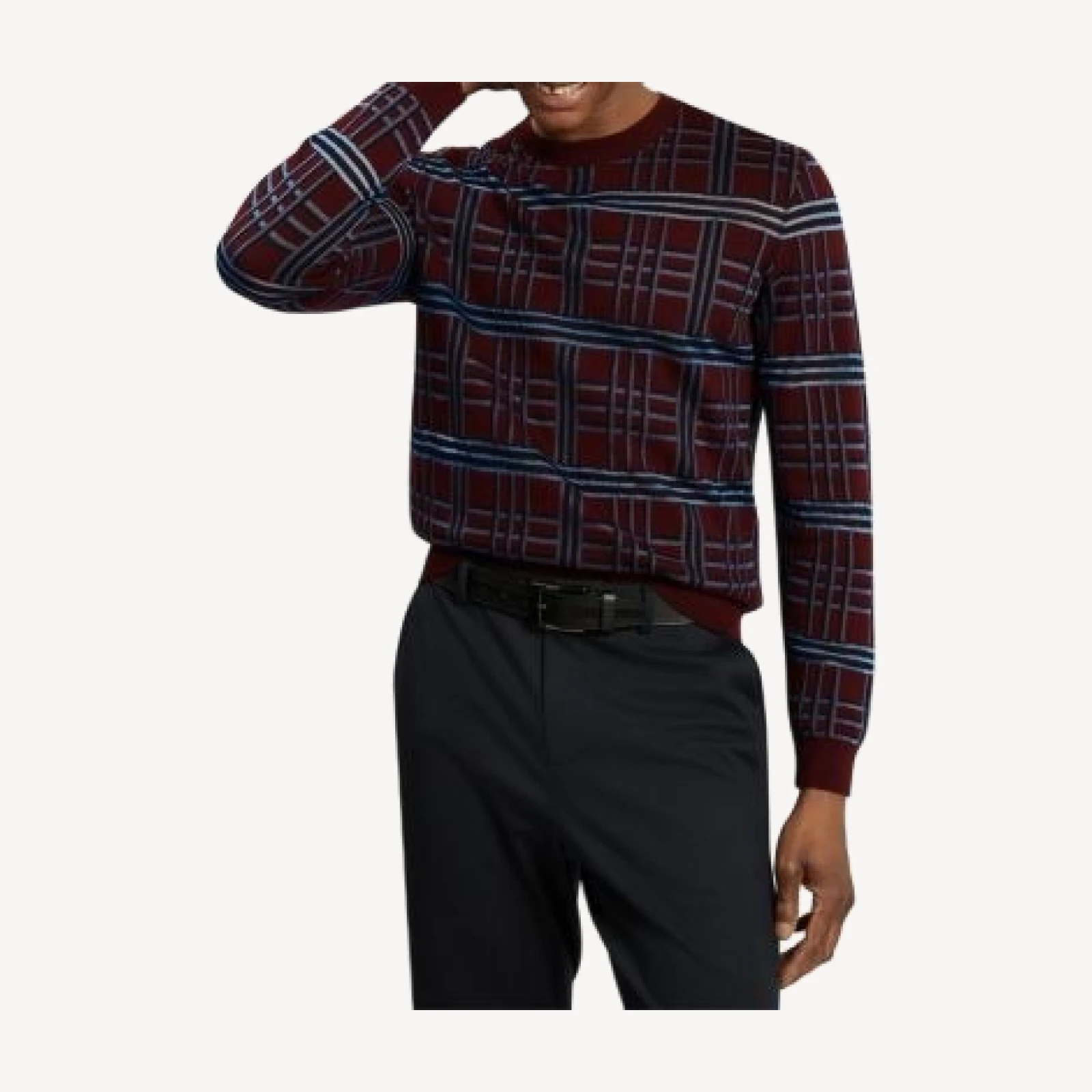 Ted Baker Eatton Check Stitch Sweater