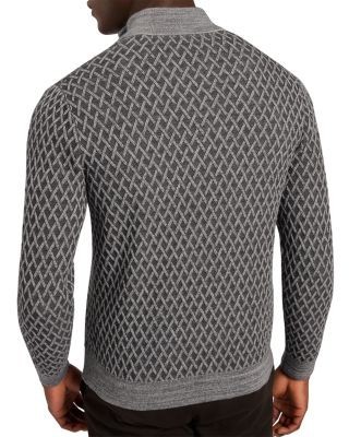 Ted Baker Dammon T Stitch Funnel Neck Zip Pullover