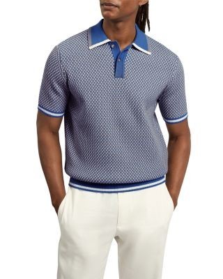 Ted Baker Breame Short Sleeve Waffle Stitch Polo