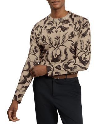 Ted Baker Bayllis Long Sleeve Printed Crew
