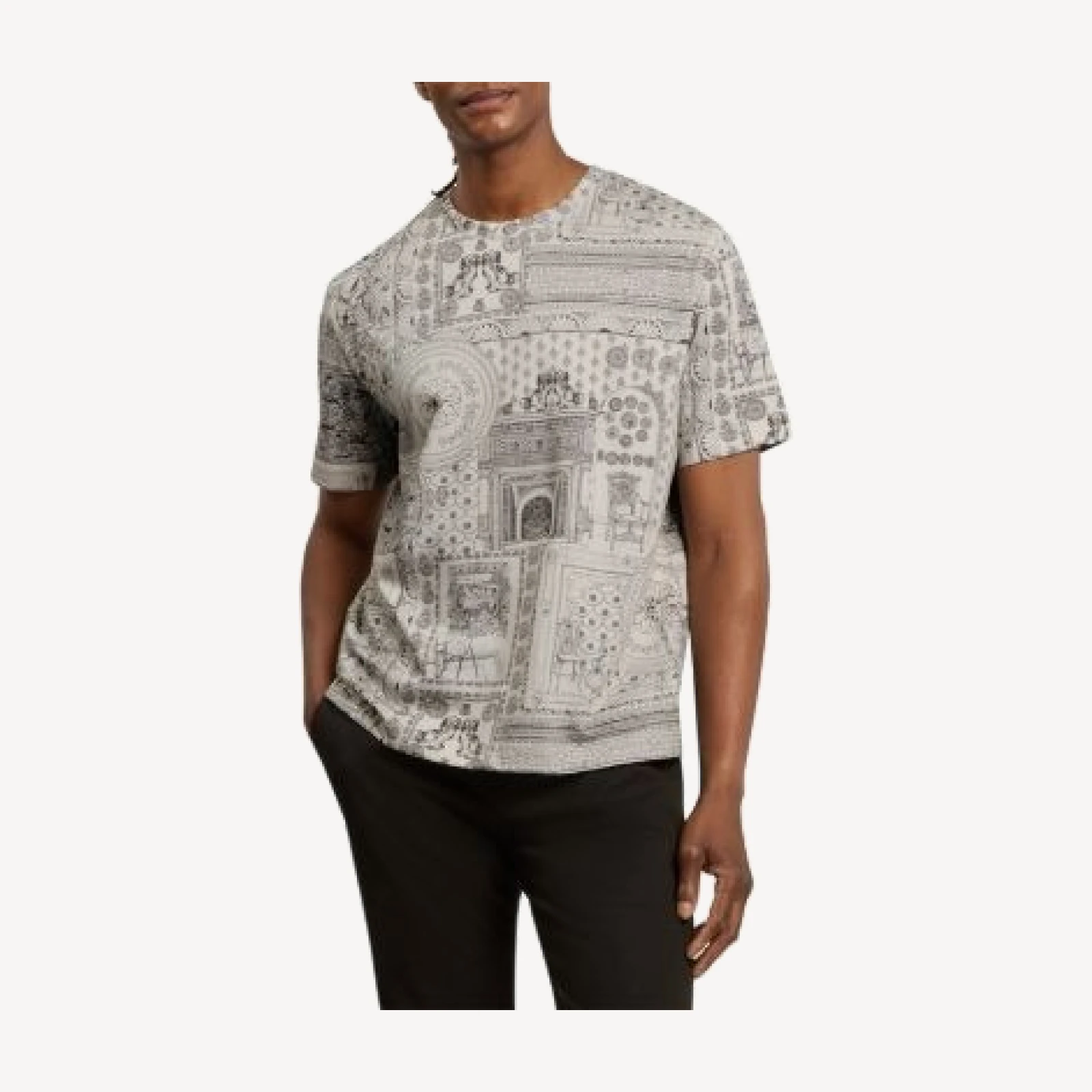 Ted Baker Bondss Short Sleeve Print Relaxed Tee