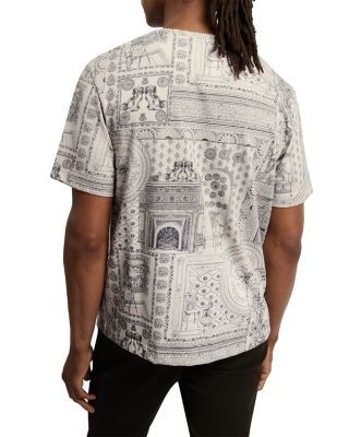 Ted Baker Bondss Short Sleeve Print Relaxed Tee