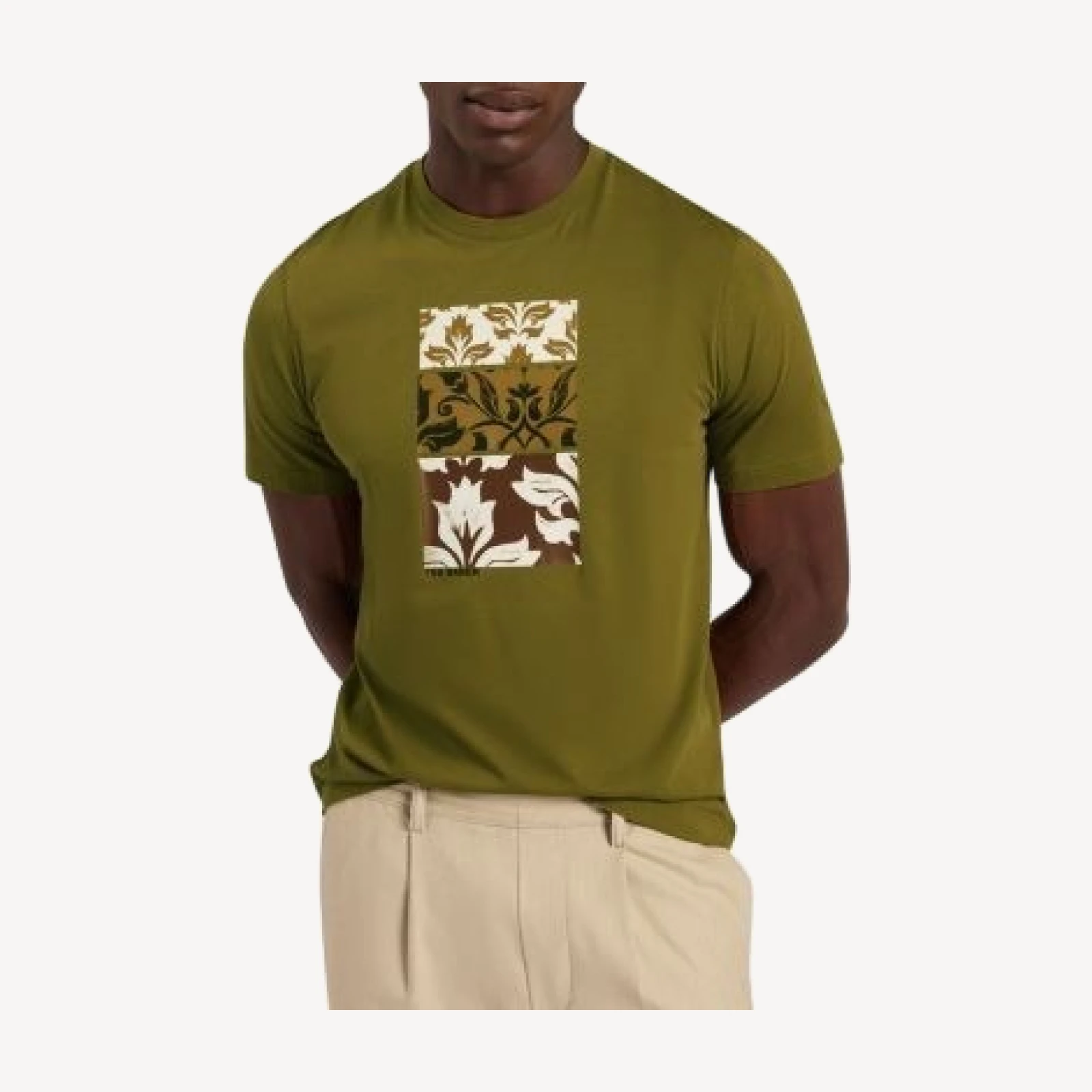 Ted Baker Joof Short Sleeve Box Print Tee