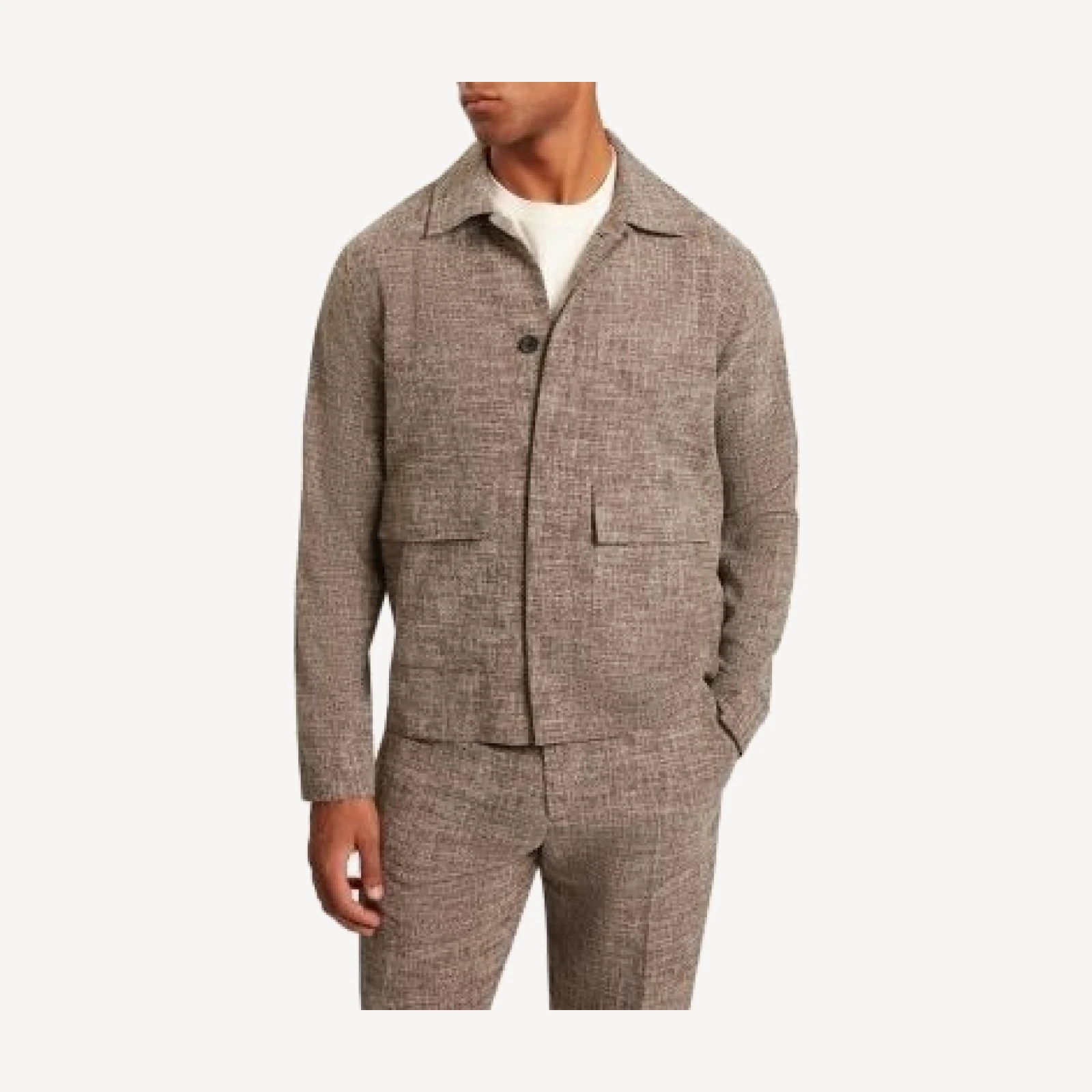 Ted Baker Demarco Cross Hatch Overshirt