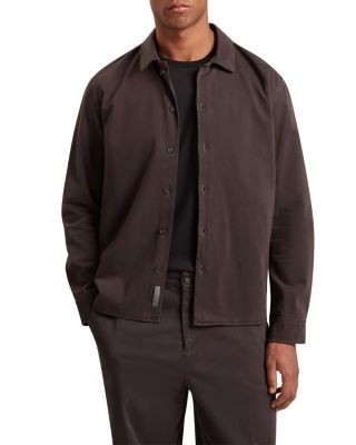 Ted Baker Mitakos Sateen Cotton Smart Overshirt