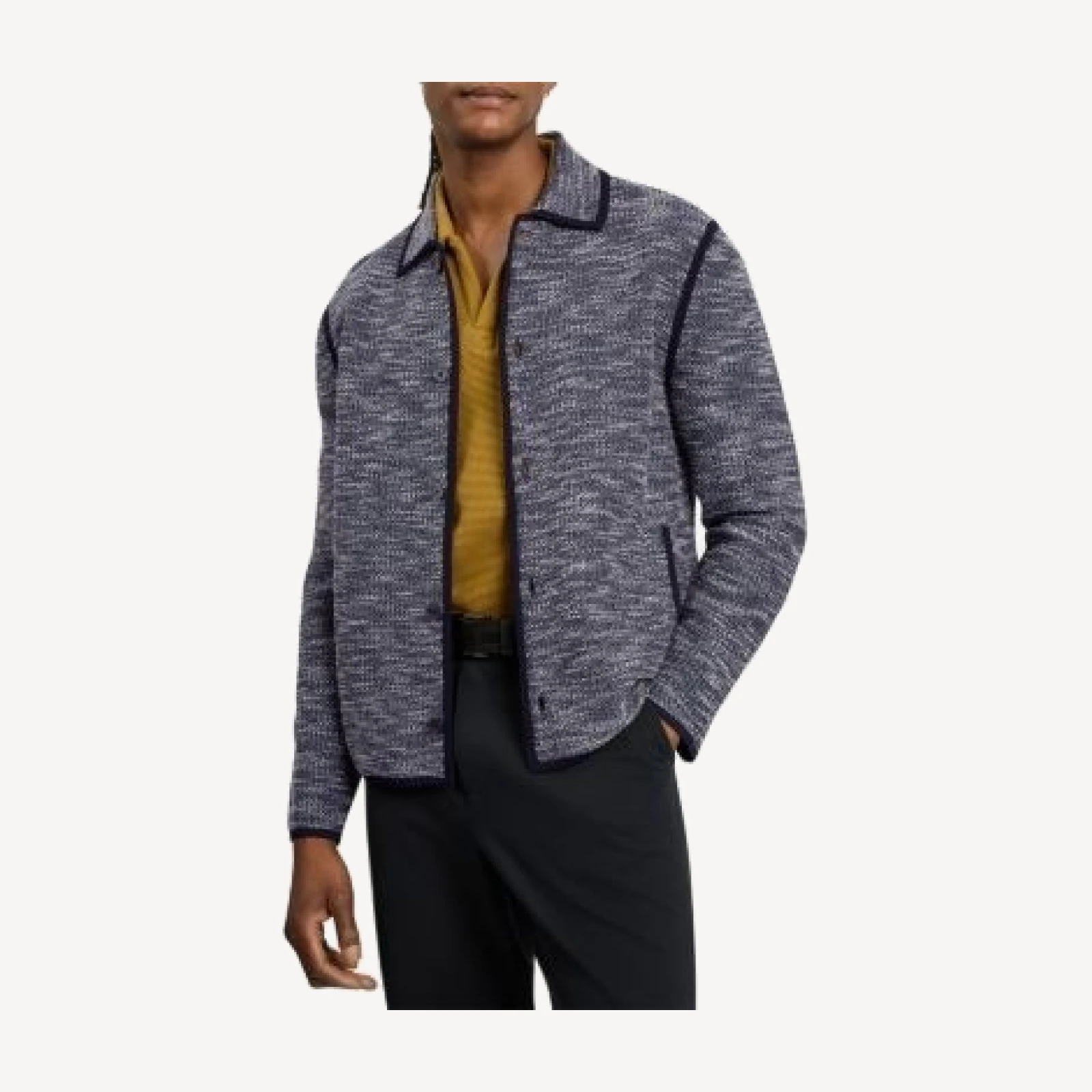 Ted Baker Hannley Textured Boucle Knit Jacket