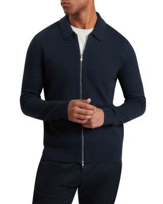 Ted Baker Latto Long Sleeve T Stitch Zip Jacket