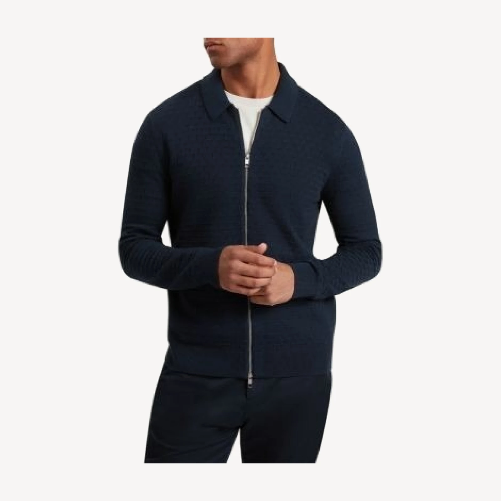Ted Baker Latto Long Sleeve T Stitch Zip Jacket