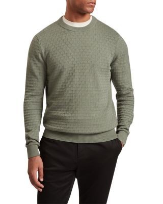 Ted Baker Sainsy T Stitch Cotton Wool Sweater