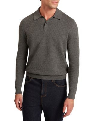 Ted Baker Gaten Long Sleeve T Stitch Sweater Polo